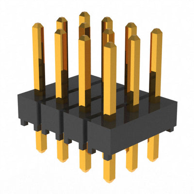 TSW-104-07-G-T by Samtec Inc. - CONNECTOR HEADER VERT 12POS 2.54MM