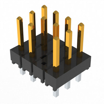TSW-104-07-L-T-007 by Samtec Inc. - CONNECTOR HEADER VERT 12POS 2.54MM