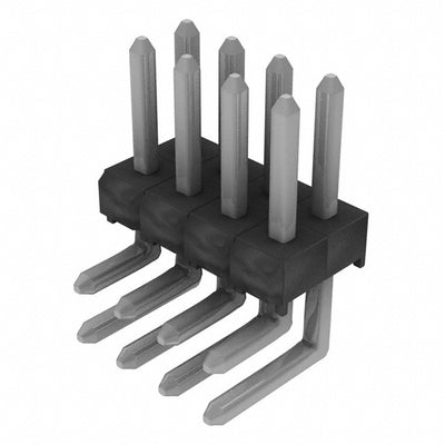 TSW-104-08-T-D-RA by Samtec Inc. - CONNECTOR HEADER R/A 8POS 2.54MM