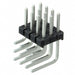 TSW-104-08-T-T-RA by Samtec Inc. - CONNECTOR HEADER R/A 12POS 2.54MM