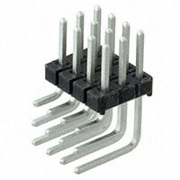 TSW-104-08-T-T-RA by Samtec Inc. - CONNECTOR HEADER R/A 12POS 2.54MM