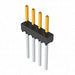 TSW-104-09-S-S by Samtec Inc. - CONNECTOR HEADER VERT 4POS 2.54MM
