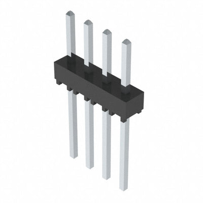 TSW-104-09-T-S by Samtec Inc. - CONNECTOR HEADER VERT 4POS 2.54MM