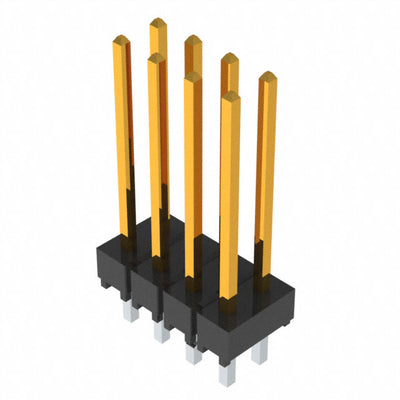 TSW-104-15-F-D-LL by Samtec Inc. - CONNECTOR HEADER VERT 8POS 2.54MM