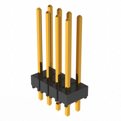 TSW-104-15-G-D-LL by Samtec Inc. - CONNECTOR HEADER VERT 8POS 2.54MM