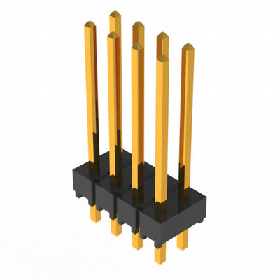 TSW-104-15-G-D by Samtec Inc. - CONNECTOR HEADER VERT 8POS 2.54MM