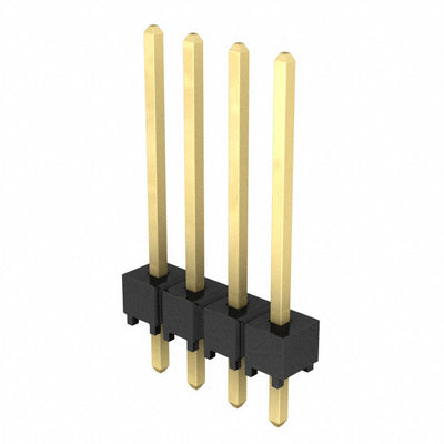 TSW-104-15-G-S by Samtec Inc. - CONNECTOR HEADER VERT 4POS 2.54MM