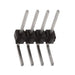 TSW-104-16-T-S-RA by Samtec Inc. - CONNECTOR HEADER R/A 4POS 2.54MM