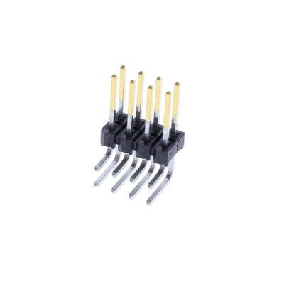 TSW-104-25-F-D-RA by Samtec Inc. - CONNECTOR HEADER R/A 8POS 2.54MM