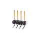 TSW-104-25-F-S-RA by Samtec Inc. - CONNECTOR HEADER R/A 4POS 2.54MM