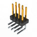 TSW-104-25-L-D-RA by Samtec Inc. - CONNECTOR HEADER R/A 8POS 2.54MM