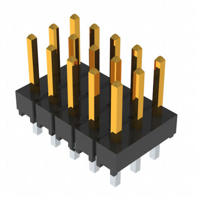 TSW-105-07-F-T-LL by Samtec Inc. - CONNECTOR HEADER VERT 15POS 2.54MM