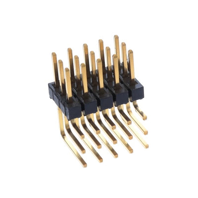 TSW-105-08-G-T-RA by Samtec Inc. - CONNECTOR HEADER R/A 15POS 2.54MM