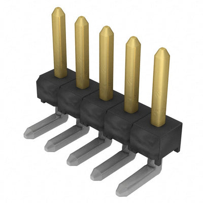 TSW-105-08-L-S-RA by Samtec Inc. - CONNECTOR HEADER R/A 5POS 2.54MM