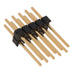 TSW-105-09-G-D by Samtec Inc. - CONNECTOR HEADER VERT 10POS 2.54MM