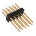 TSW-105-09-G-D by Samtec Inc. - CONNECTOR HEADER VERT 10POS 2.54MM