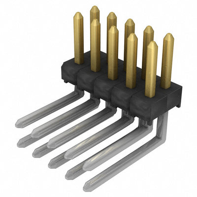TSW-105-09-S-D-RA by Samtec Inc. - CONNECTOR HEADER R/A 10POS 2.54MM