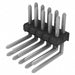 TSW-105-09-T-D-RA by Samtec Inc. - CONNECTOR HEADER R/A 10POS 2.54MM
