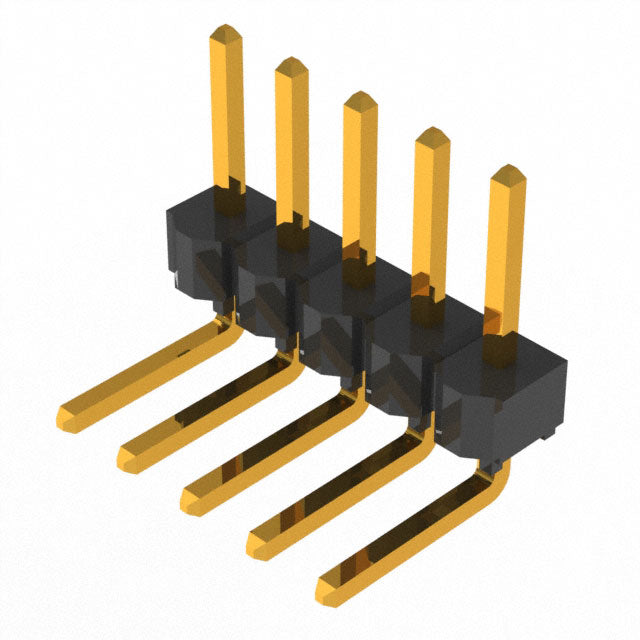 TSW-105-22-G-S-RA by Samtec Inc. - CONNECTOR HEADER R/A 5POS 2.54MM