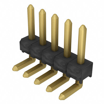 TSW-105-25-G-S-RA by Samtec Inc. - CONNECTOR HEADER R/A 5POS 2.54MM