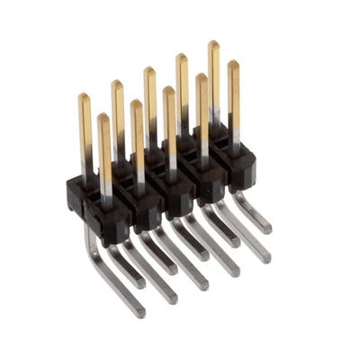 TSW-105-25-S-D-RA by Samtec Inc. - CONNECTOR HEADER R/A 10POS 2.54MM