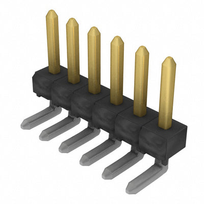 TSW-106-08-S-S-RA by Samtec Inc. - CONNECTOR HEADER R/A 6POS 2.54MM