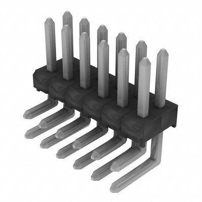TSW-106-08-T-D-RA by Samtec Inc. - CONNECTOR HEADER R/A 12POS 2.54MM