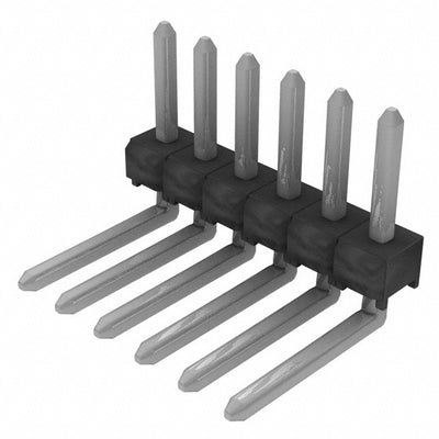 TSW-106-09-T-S-RA by Samtec Inc. - CONNECTOR HEADER R/A 6POS 2.54MM