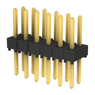 TSW-106-20-L-D by Samtec Inc. - CONNECTOR HEADER VERT 12POS 2.54MM