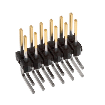 TSW-106-25-F-D-RA by Samtec Inc. - CONNECTOR HEADER R/A 12POS 2.54MM