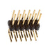 TSW-106-25-G-D-RA by Samtec Inc. - CONNECTOR HEADER R/A 12POS 2.54MM