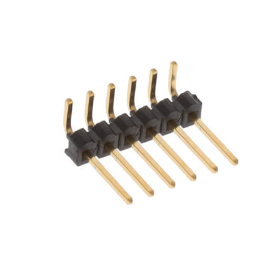 TSW-106-25-G-S-RA by Samtec Inc. - CONNECTOR HEADER R/A 6POS 2.54MM