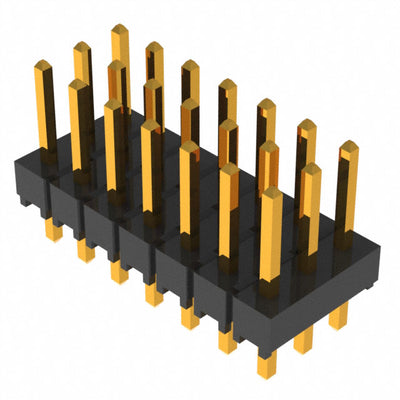 TSW-107-07-G-T by Samtec Inc. - CONNECTOR HEADER VERT 21POS 2.54MM