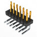 TSW-107-08-F-D-RA-001 by Samtec Inc. - CONNECTOR HEADER R/A 14POS 2.54MM