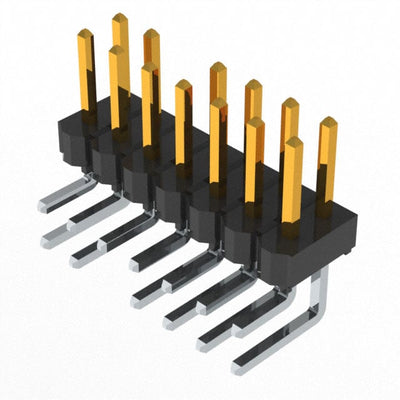 TSW-107-08-F-D-RA-006 by Samtec Inc. - CONNECTOR HEADER R/A 14POS 2.54MM