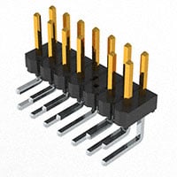TSW-107-08-F-D-RA-009 by Samtec Inc. - CONNECTOR HEADER R/A 14POS 2.54MM
