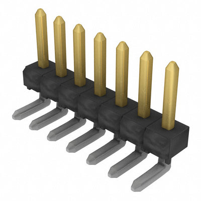 TSW-107-08-F-S-RA by Samtec Inc. - CONNECTOR HEADER R/A 7POS 2.54MM
