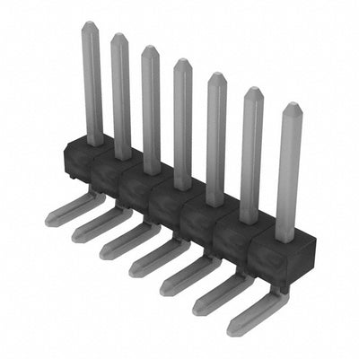 TSW-107-25-T-S-RA by Samtec Inc. - CONNECTOR HEADER R/A 7POS 2.54MM