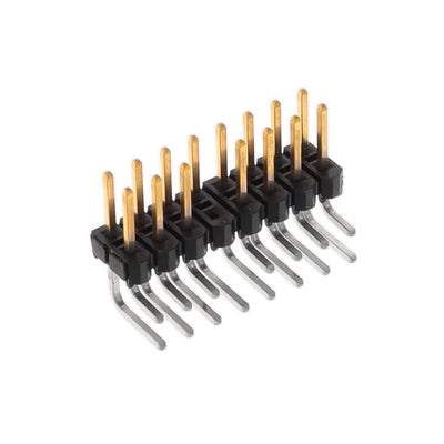 TSW-108-08-S-D-RA-007 by Samtec Inc. - CONNECTOR HEADER R/A 16POS 2.54MM