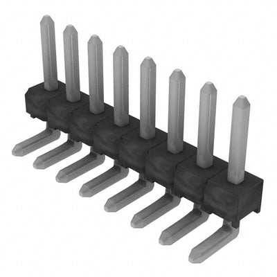 TSW-108-08-T-S-RA by Samtec Inc. - CONNECTOR HEADER R/A 8POS 2.54MM