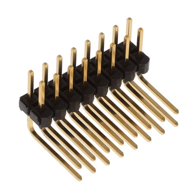 TSW-108-09-G-D-RA by Samtec Inc. - CONNECTOR HEADER R/A 16POS 2.54MM