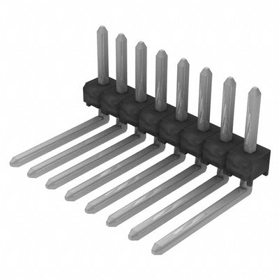 TSW-108-10-T-S-RA by Samtec Inc. - CONNECTOR HEADER R/A 8POS 2.54MM