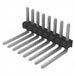 TSW-108-10-T-S-RA by Samtec Inc. - CONNECTOR HEADER R/A 8POS 2.54MM