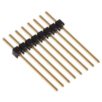 TSW-108-12-G-S by Samtec Inc. - CONNECTOR HEADER VERT 8POS 2.54MM