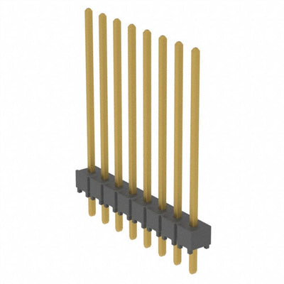 TSW-108-18-G-S by Samtec Inc. - CONNECTOR HEADER VERT 8POS 2.54MM