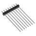 TSW-108-20-T-S by Samtec Inc. - CONNECTOR HEADER VERT 8POS 2.54MM
