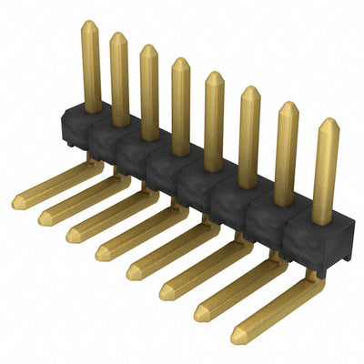 TSW-108-22-G-S-RA by Samtec Inc. - CONNECTOR HEADER R/A 8POS 2.54MM
