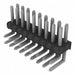 TSW-109-08-T-D-RA by Samtec Inc. - CONNECTOR HEADER R/A 18POS 2.54MM