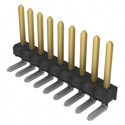TSW-109-25-F-S-RA by Samtec Inc. - CONNECTOR HEADER R/A 9POS 2.54MM