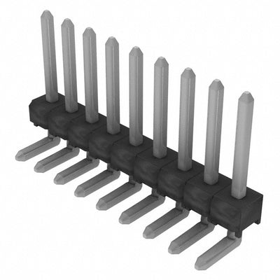 TSW-109-25-T-S-RA by Samtec Inc. - CONNECTOR HEADER R/A 9POS 2.54MM